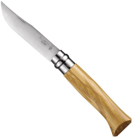 NÓŻ OPINEL INOX DĄB/OLIWKA/ORZECH 08