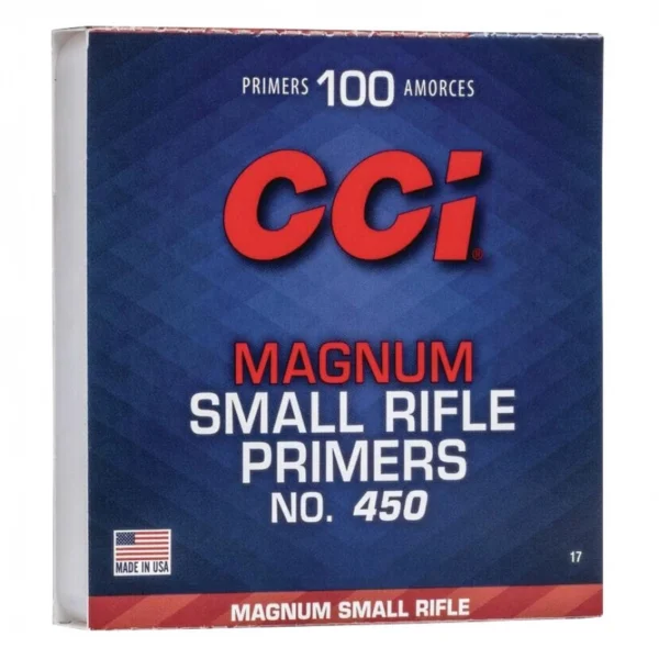 SPŁONKI CCI SMALL RIFLE MAGNUM NO. 450