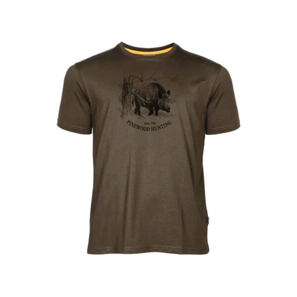 T-shirt Pinewood Wild Boar 5451 koszulka myśliwska z dzikiem